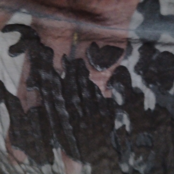 Black sheer evening top - Picture 10 of 11